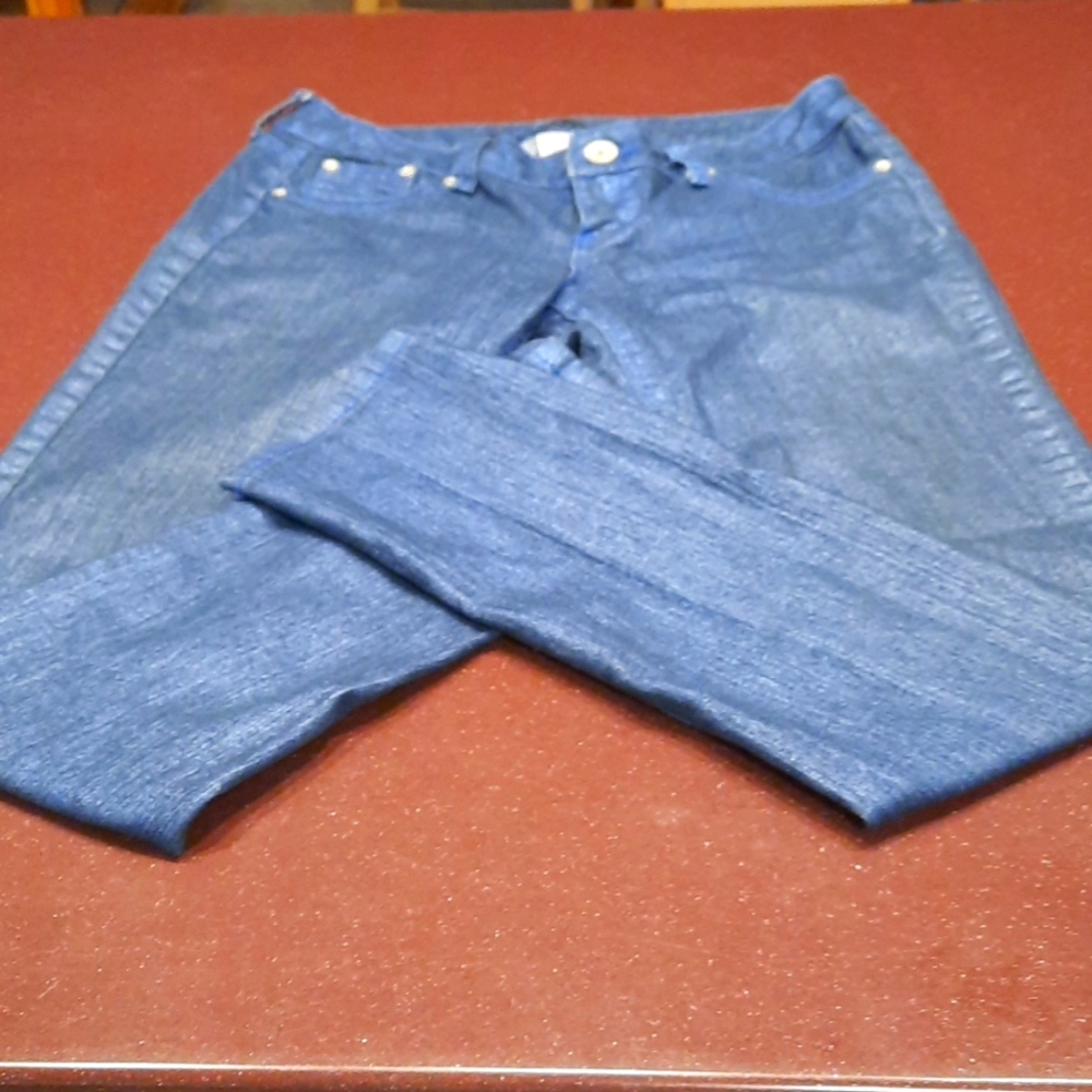 Almost Famous skinny jeans...shiny blue!
